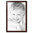 thumbnail image 2 of ArtToFrames 25" x 39" Matte mahogany Diploma Picture Frame, 25x39 inch Brown Wood Poster Frame (WOM-5108), 2 of 7