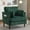 Green2, variant on Ktaxon Chenille Accent Chair, Reading Chair with Thick Cushions, Oversized Club Sofa with Two Armrest Pillows for Home Office Khaki