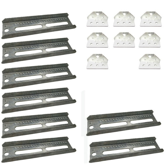 RAParts Set of (8) 10" Bunk Bolster w/ Top Angle Swivel Brackets for Trailers