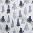 thumbnail image 1 of oneOone Cotton Poplin Royal Blue Fabric Tree Sewing Material Print Fabric By The Yard 56 Inch Wide, 1 of 6