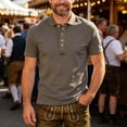 thumbnail image 2 of Men's Golf Polo Shirt German Festival Short Sleevd Shirt, 2 of 5