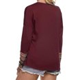 thumbnail image 3 of Pull-over à Manches Longues Imprimé à Rayures Ethniques pour Femmes, 3 of 6