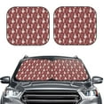 thumbnail image 2 of Balery 2 Piece Autumn Scarecrow Harvest Joy Car Windshield Sun Shade|Foldable Front Windshield Shade for Car Front Window for Most Sedans SUV Truck-Medium, 2 of 7