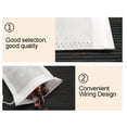 thumbnail image 5 of Ludlz 100 Pcs Disposable Tea Filter Bags Empty Cotton Drawstring Seal Filter Tea Bags for Loose Leaf Teal Empty Disposable Drawstring Non-Woven Fabric Tea Herb Filter Bag Pouch, 5 of 7