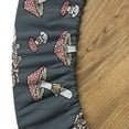 thumbnail image 5 of Ambesonne Hedgehog Fitted Round Tablecloth, Woods Animal and Mushrooms, 40"- 44" Diameter, Charcoal Grey Coral and Ecru, 5 of 5