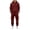 Wine-05, variant on Nugftut Sweatsuits for Men 2 Piece Casual Outfits with Cargo Pockets Long Sleeve Hoodie Suit Set