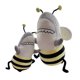 thumbnail image 4 of Juguete De Peluche Abeja Tiburón Juguete De Peluche Dibujos Animados Animal Relleno Muñeco Esponjoso Cojín Decoraciones Para El Hogar Niños Regalos De Cumpleaños ANGGREK Otros, 4 of 8