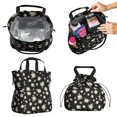 thumbnail image 2 of Pioneer Flower Floral Print Pattern Drawstring Lunch Bag Women - Drawstring Lunch Bag Insulated for Work Office - Stain-Resistant Large Lunchbags for Women with Multi-Pockets, 2 of 6