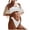C780/White, variant on XIYON Women's Bikini Sets Women Two Piece Solid Color Swimwear Split Bikini Swimsuit Beachwear Padded Vacation Outfits Swimwear 2026