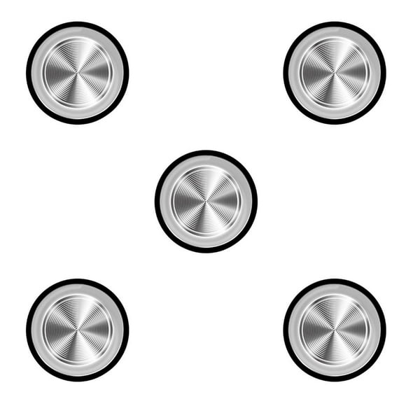 Sidaley Almohadilla de juego redonda Joystick Teléfono móvil Rocker Botón de metal Controlador Smartphone Ventosa Gamepad Type8 NO8