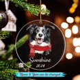 thumbnail image 2 of Personalized Border Collie Dog Christmas Ornament 2025, Border Collie Keepsake Xmas Ornaments Gift for Men Women, Customized Border Collie Ornaments with Name, Border Collie Ornament Xmas Tree Decor, 2 of 6
