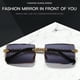 thumbnail image 3 of Gafas de sol sin montura Sunnimix para mujer UV400 Todo gris, 3 of 7