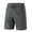Dark Gray, variant on Timoontee Men 5 Inseam Shorts with Stretchy Elastic Waist and Functional Side Pockets for Summer Wear Versatile Styling Options Gray L
