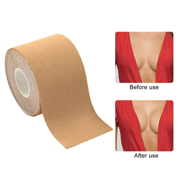 Lomubue 1 Roll Chest Stickers Trace-less Portable Trendy Breast