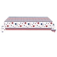 thumbnail image 2 of 4th of July Decorations Patriotic Tablecloth,Disposable Plastic Table Covers,American Flag Table Cloth,Rectangle Usa Star Stripe Table Cover for Memorial Day Fourth Independence Day 250th Decorations, 2 of 5