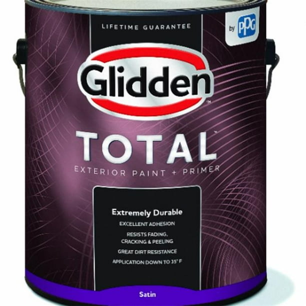 PPG Glidden GLTEX40MB01 Total Exterior Latex Satin Midtone Base Paint