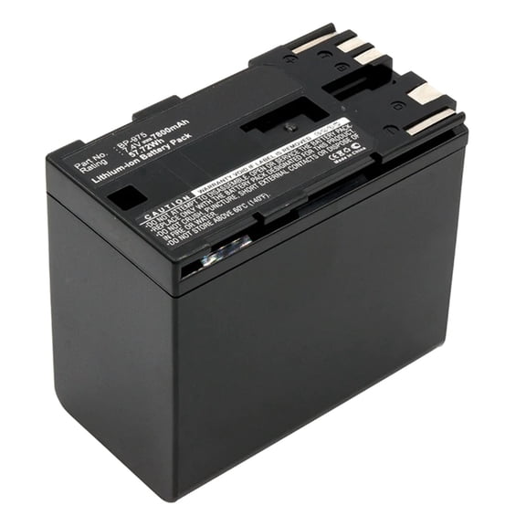 Batteries N Accessories BNA-WB-L8848 Digital Camera Battery - Li-ion, 7.4V, 7800mAh, Ultra High Capacity - Replacement for Canon BP-975 Battery
