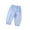 Light Blue, variant on Kovlvoll Toddler Baby Girls Clothes Casual Pants Elastic Waist Cinch Bottom Printing Workout Lounge Unisex Trousers