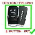 thumbnail image 3 of Dobrev 4 Button Silicone Rubber Cover Keyless Entry Fob Case Skin Protector Holder For Dodge Ram Truck 2019 2020 2021 2500 3500 5500 Key   black and blue, 3 of 4