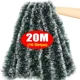 thumbnail image 3 of Venta al por mayor de cintas de oropel navideñas, guirnalda de cinta de caña verde navideña, colgante, adornos de corona de pared DIY, decoración del hogar, regalo, 3 of 5