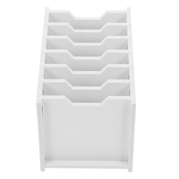 Raindrops Cell Phone Jail for Classroom Storage Pocket Holder Rack White