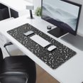 thumbnail image 2 of Long Mouse Pads for Desk,Black White Gothic Witch Skull Pattern Desk Mats on Top Of Desks, Desk Mouse Pad Extra Large with 3mm Non-Slip Base and Stitched Edge for Gaming,Office,Work,Home 31.5"x11.8", 2 of 6