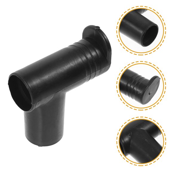 BESTONZON 2pcs Plastic Connector Clothes Rack Connector Black for Homeowners and Families 7.00X6.10X2.50cm
