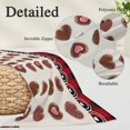 thumbnail image 2 of Valentine's Day Pillow Covers, Linen Long Throw Pillow Case, Chocolate Love Pink Heart Red Buffalo Plaid Holiday Pillow Protector Decorative Cushion Cover for Living Room/Bedroom 16" x 24", 2 of 8