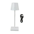 thumbnail image 1 of ZPSHYD Lampe de Table LED, Lampe de Table de Chevet Tactile LED Moderne Simple Rechargeable Haute Luminosité Dimmable Tactile Commutateur Table Sans Fil(Blanc), 1 of 14