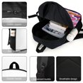 thumbnail image 4 of Cartoon The Midnight Gospel Shoulder Backpack School Bag Bookbag Multipurpose Laptop Backpack, 4 of 5