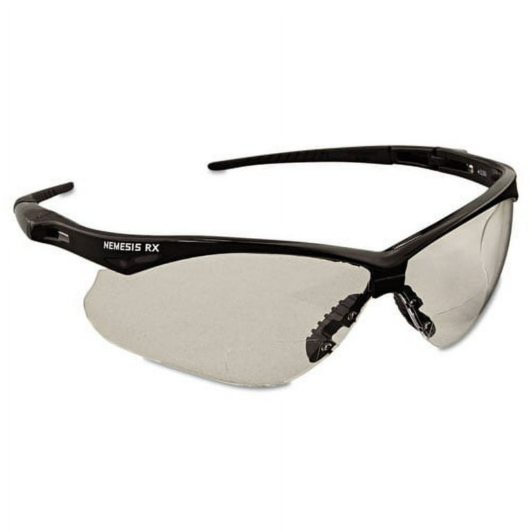 V60 Nemesis Rx Reader Safety Glasses, Black Frame, Clear Lens, +2.5 Diopter Strength V60 Nemesis Rx Reader Safety Glasses, Black Frame, Clear Lens, +2.5 Diopter Strength