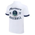 thumbnail image 3 of Men's Darius Rucker Collection by Fanatics  White Seattle Mariners Bowling Button-Up Shirt, 3 of 3