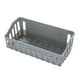 thumbnail image 1 of 1 estante de almacenamiento para baño, de plástico, sin agujeros ni marcas, para pared, para el baño (gris claro), 1 of 7