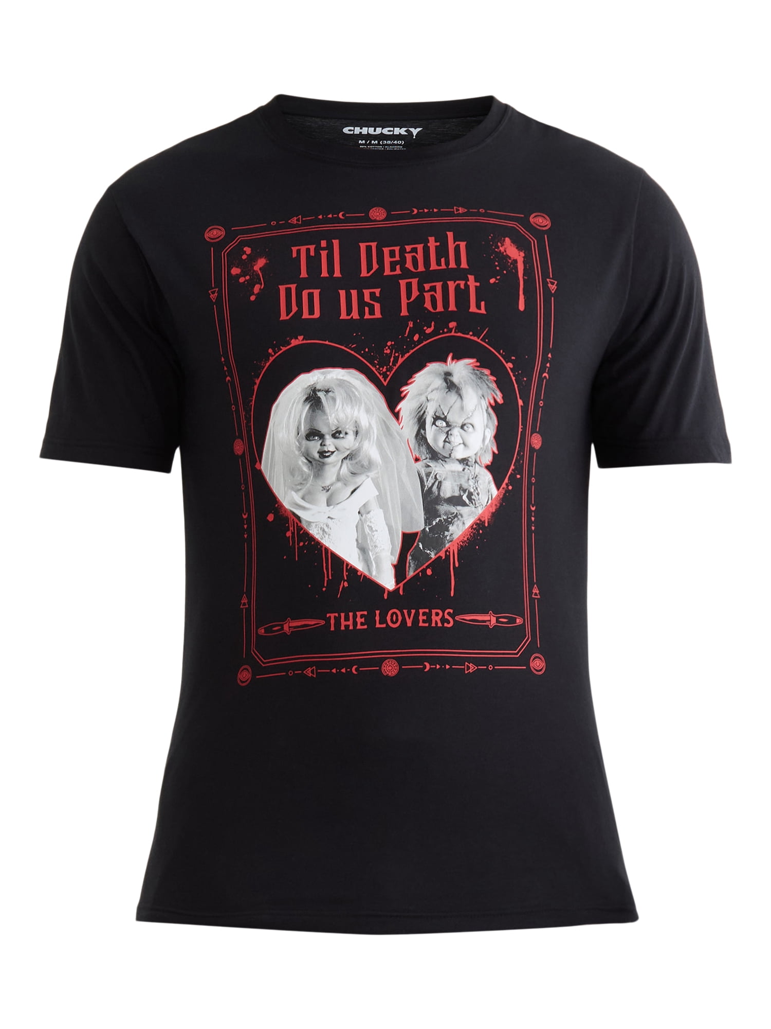 Chucky Men's Valentine's Day Graphic Tee with Short Sleeves, Sizes XS-3XL
