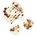 thumbnail image 2 of Unique Bargains 1 Pc Fashion Heart-Shaped Hollow Hair Clips Hairdo Clip Light Brown, 2 of 5