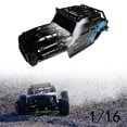 thumbnail image 6 of colcolo 1/14 RC Car Body Shell Hobby Toy Vehicle Accs Easy to Install Upgrade Thicken for Four Wheel Drive Model Car Parts for 16101P black blue, 6 of 8