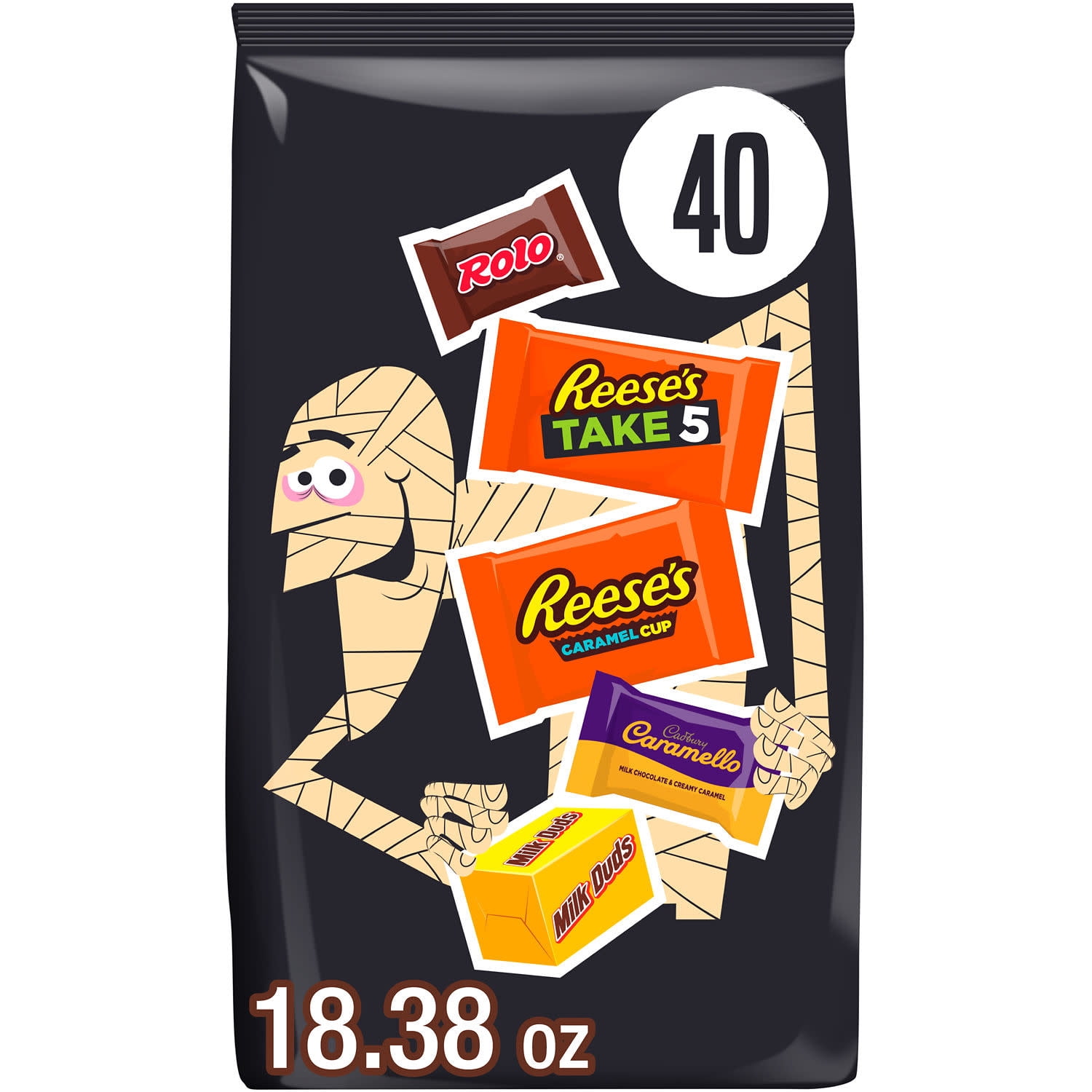 Sweetworks Halloween 151 Count Original Sixlets Laydown Bag