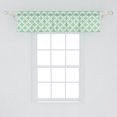 thumbnail image 2 of Ambesonne Victorian Window Valance, Floral Motif Feminine, 54" X 12", Mint Emerald Pale Green, 2 of 3