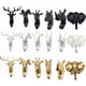 thumbnail image 5 of Perchero y perchero toallero gancho de pared llave animal perchero blanco rinoceronte, 5 of 5