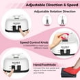 thumbnail image 5 of NAILGIRLS Electric Nail Drill 35000RPM with Foot Pedal, LCD Display for Acrylic Gel Manicure Pedicure, 5 of 10