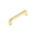 thumbnail image 3 of Utopia Alley Zinc Cabinet Pull, 3.75" Center to Center, Brushed Brass, 3 of 9