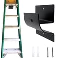 thumbnail image 2 of Gancho de almacenamiento para escalera de pared, organizador de escalera de metal resistente, organizador de garaje para escalera, carretilla y silla., 2 of 10