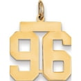 thumbnail image 1 of 14K Yellow Gold Medium Polished Number 96 Charm Made In United States lm96, 1 of 4