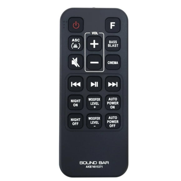 LG Sound Bar Remote Control AKB74815371 Replacement Solution