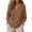 Coffee, variant on Under $20 Comfortable Linen Cotton Blouse, 3/4 Sleeve V Neck Daily Wear Top, Loose Dressy Business Casual Womens Clothes Tops Red T-shirt, 3XL