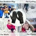 thumbnail image 6 of Waterproof & Windproof Winter Gloves, Thermal Non-Slip Touchscreen Gloves with All-Day Warmth, for Cold Weather Outdoor Running Cycling Driving Hiking for Men and Women, 6 of 8