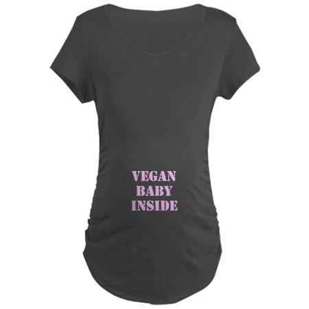 

CafePress - Vegan Baby Maternity T Shirt - Maternity Dark T-Shirt