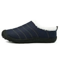thumbnail image 3 of Earlde Men's Women's Winter Warm Slippers with Fuzzy Plush Lining Slip on House Shoes with Indoor Outdoor Anti-Skid Rubber Sole, 3 of 7