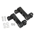 thumbnail image 4 of Extensiones de estriberas para pasajeros de motocicleta Sunnimix soporte de abrazadera de clavija de pie ajustable y tornillos Negro y Argenta Punta del pedal de freno, 4 of 8