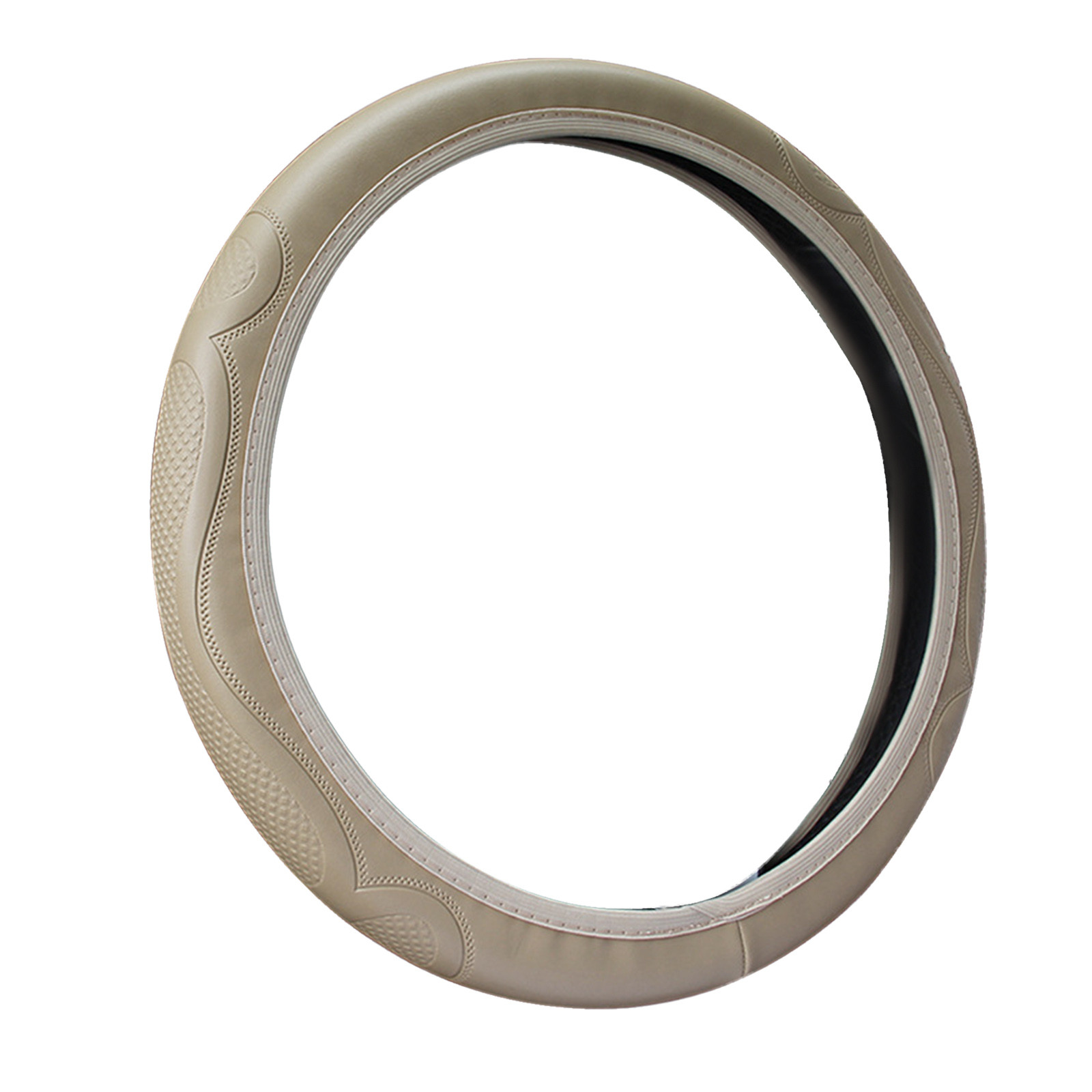 WANYNG Imitation Leather Car Steering Wheel Cover, Elastic, AntiSlip